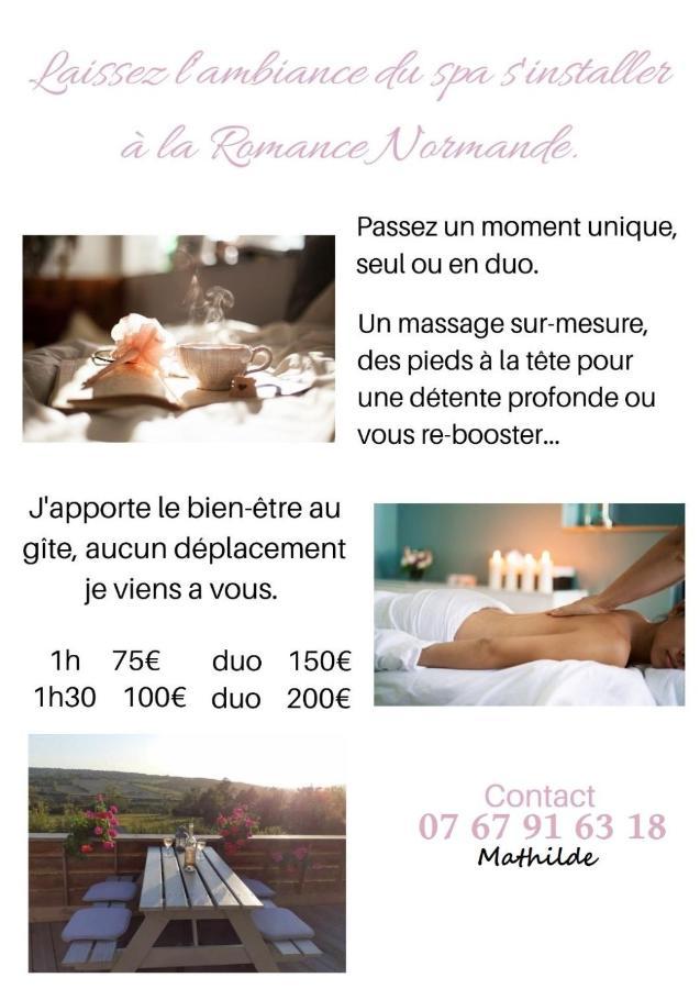 La Romance Normande Gite Balneo, Massages, 2 Pers. Les Authieux-sur-Calonne Εξωτερικό φωτογραφία